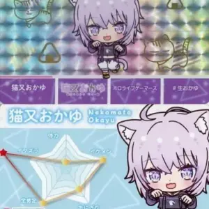 Character Card Nekomata Okayukavirtual Youtuber Hololive Carddass F/S-S501 from