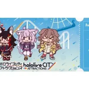 Character Card Hololive Gamers Virtual Youtuber Hololivecity Attractions Ticket-