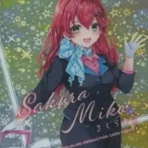 Character Card Sakura Miko Hololive Production Chocolate Ver.4 F/S-M503 from jap