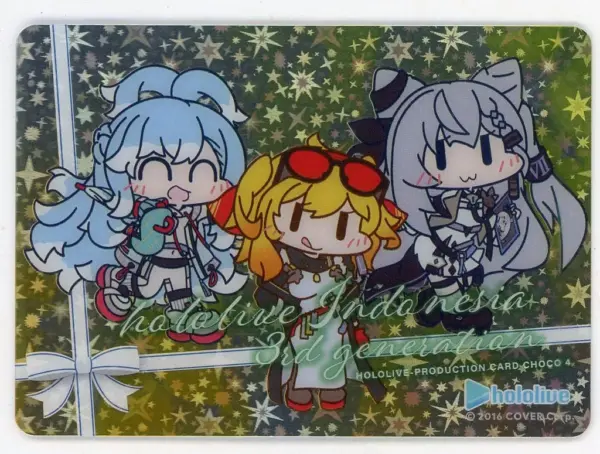 Character Card Hololive Indonesia 3Rd Generation Production Chocolate Ver.4 F/S-