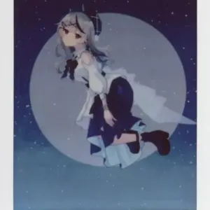 Character Card Sakasha Kuroe Cheki Cd Virtual Youtuber Hololive Blue Journey / D
