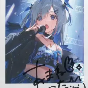 Character Card Amane Kanata Autographed Ds Mile Original Cheki-Style Bromide Vir