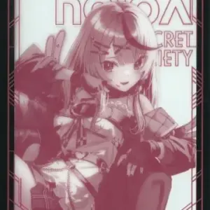 Character Card Sakasha Kuroe Solid Color/Normal Virtual Youtuber Hololive Holox