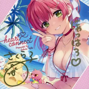 Character Card Sakura Miko Handwritten Message Adrawn Another Jacket With Foil S