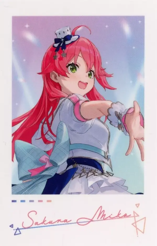 Character Card Sakura Miko Virtual Youtuber Hololive 5Th Fes. Capture The Moment