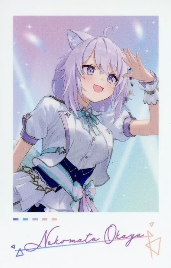 Character Card Nekomata Okayuka Virtual Youtuber Hololive 5Th Fes. Capture The M