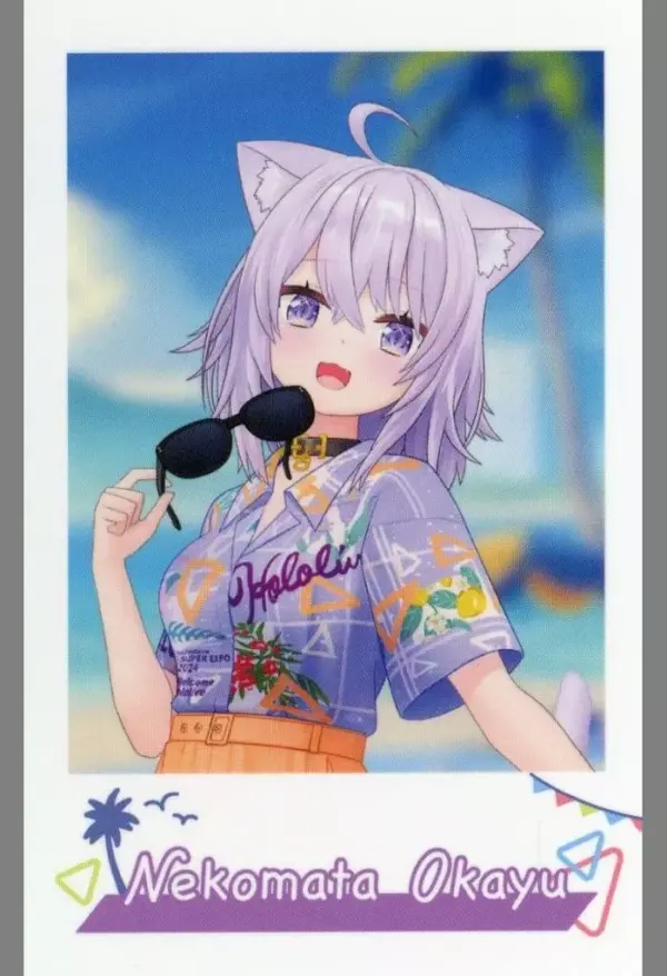 Character Card Nekomata Okayuka Virtual Youtuber Hololive Super Expo 2024 Random