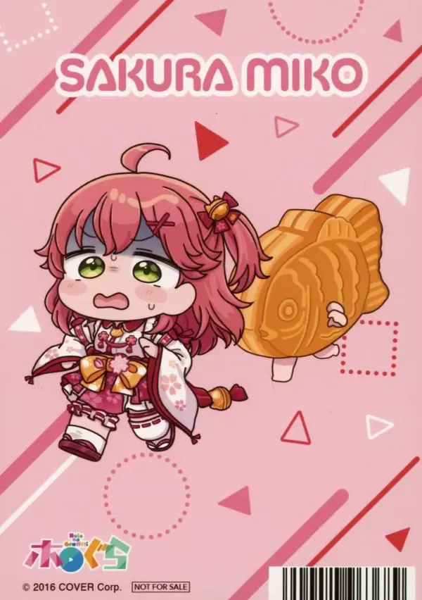 Character Card Sakura Miko Bromide Virtual Youtuber Hololive Hololura 5Th Annive