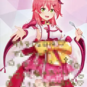 Character Card Sakura Miko Shrine Maiden Costume/Replica Message Original Virtua