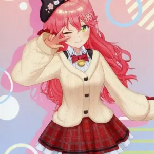 Character Card Sakura Miko Private Clothing/Knee Shot Original Virtual Youtuber