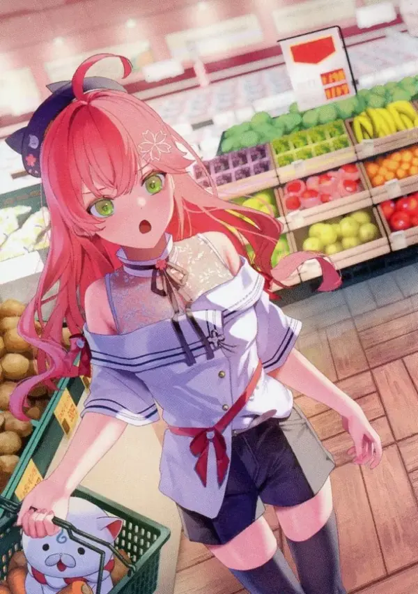 Character Card Sakura Miko Shopping Original Virtual Youtuber Hololive House Foo