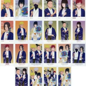 Character Cards Set Of 22 Types Naruto Shippuden Uchiha Sasuke Birthday Fair In