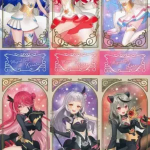 Character Cards Set Of 6 Types Virtual Youtuber Hololive Magical Girl Hololitch