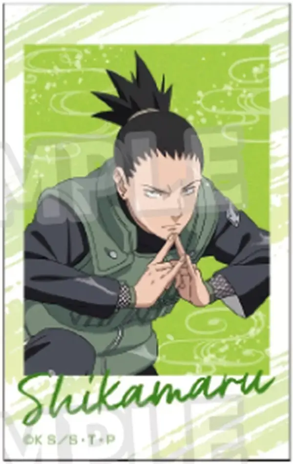 Character Card Nara Shikamaru Naruto Shippuden Original Mini Photo Collection Tr