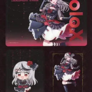 Character Card Sakasha Kuroe Original Clear Sheet Virtual Youtuber Hololive Secr