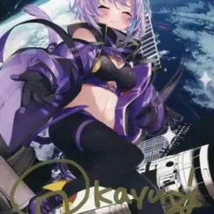 Postcard Nekomata Okayukayuka Autographed Virtual Youtuber Hololive Okayukayukay