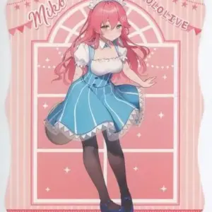 Postcard Single Sakura Miko Lawson Maid Clothes Virtual Youtuber Hololive Fujiya