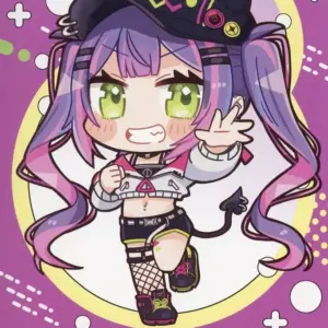 Postcard Touya Towa Mini Character Trading Virtual Youtuber Hololive Joypolis Fa
