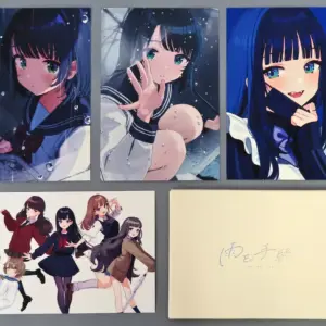 Postcard Shigureui Illustration Set With Envelope Virtual Youtuber Solo Exhibiti