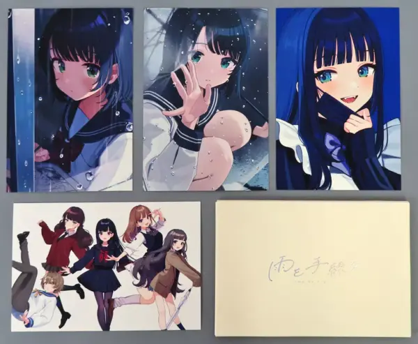 Postcard Shigureui Illustration Set With Envelope Virtual Youtuber Solo Exhibiti