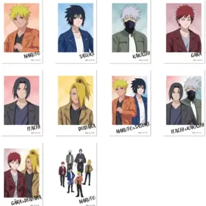 Character Card Box Naruto Shippuden Trading Photo-Style F/S-M503 from japan Rare