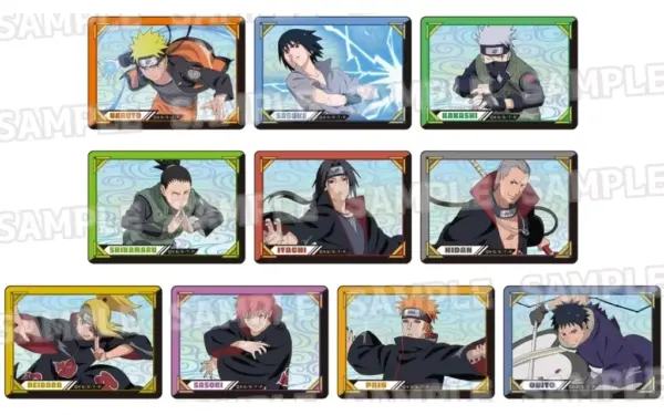 Character Card Box Naruto Shippuden Original Mini Clear Bromide Collection Train