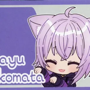 Doujin Accessories Virtual Youtuber Okay Ic Sticker Smile Ver Nekomata Nennen Ko