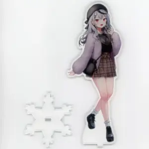 Doujin Accessories Virtual Youtuber Acrylic Stand Winter Date Clothes Sakasha Ku