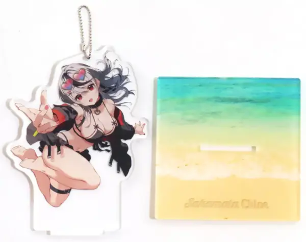 Acrylic Stand Panel Virtual Youtuber On The Waves Sakasha Kuroe / Eleven Nine F/