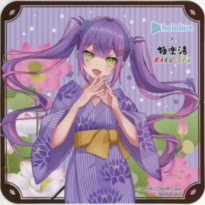 Coaster Towa Yukata Ver. Original Virtual Youtuber Hololive Gokurakuyu Raku Spa