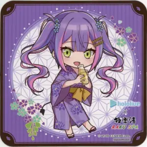 Coaster Towa Mini Character Ver. Original Virtual Youtuber Hololive Gokurakuyu R