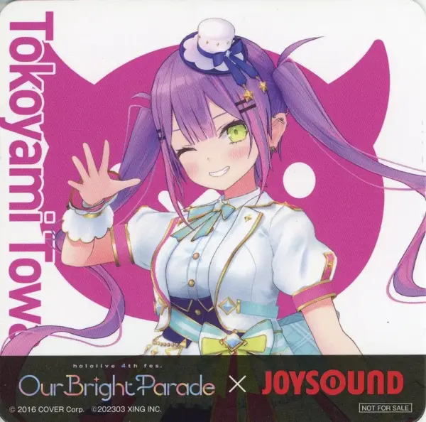 Coaster Towa Original Virtual Youtuber Hololive 4Th Fes. Our Bright Parade F/S-M