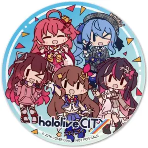 Coaster Hololive 0Th Generation Virtual Youtuber Hololivecity Summer Fair Collab