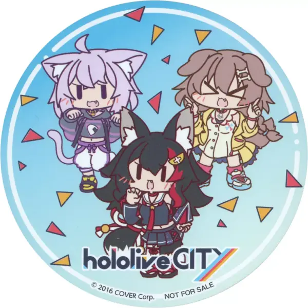 Coaster Hololive Gamers Virtual Youtuber Hololivecity Summer Fair Collaborative