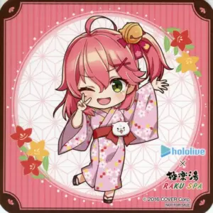 Coaster Sakura Miko Mini Character Ver. Original Virtual Youtuber Hololive Gokur