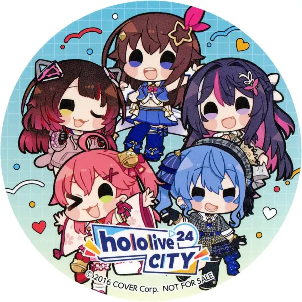 Coaster Hololive 0Th Generation Original Virtual Youtuber City 24 Food Drink Ord