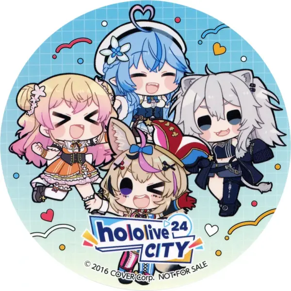 Coaster Hololive 5Th Generation Original Virtual Youtuber City 24 Food Drink Ord