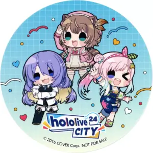 Coaster Hololive Indonesia 1St Generation Original Virtual Youtuber City 24 Hood