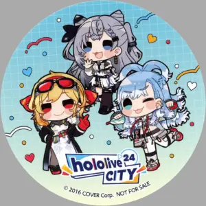 Coaster Hololive Indonesia 3Rd Generation Original Virtual Youtuber City 24 Hood