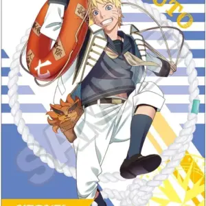 Underlayment Uzumaki Naruto Shippuden B5 Marine Look F/S-M503 from japan Rare  G