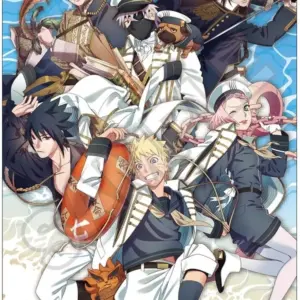 Underlayment Gathering Sea Naruto Shippuden B5 Marine Look F/S-M503 from japan R