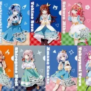Clear Files, All 7 Types Set, A5 File, Hololive Family Mart, 7Th Edition, Specia