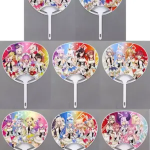 Fans, 8 Types Set, Mini Virtual Youtuber, Hololive, Origin Costume Goods Series,