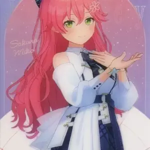 Anime Trading Card/Hololive Blue Journey Dawn Song Aurora Clear Card 03 Sakura M