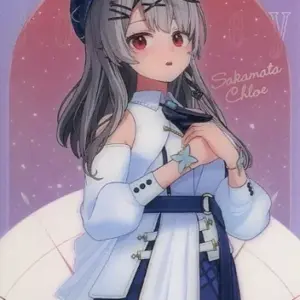Anime Trading Card/Hololive Blue Journey Dawn Song Aurora Clear Card 21 Sakasha