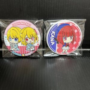 Favorite Girl Cloth Can Badge Aqua Ruby Kana F/S-M503 from japan Rare  Good cond