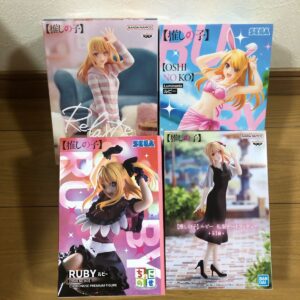 Favorite Ko Hoshino Ruby Figure 4-Piece Set F/S-M503 from japan Rare  Good condi
