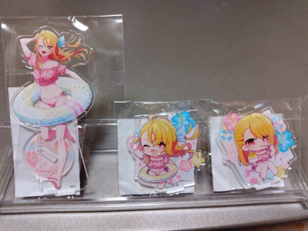 Hoshino Ruby Acrylic Stand Figure Lottery Doujin Kirakira Summer A-3 Prize B-3 B