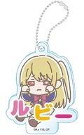 Used Keychain Ruby ​​Name Favorite F/S-M503 from japan Rare  Good condition
