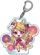 Used Keychain Ruby Acrylic C Favorite F/S-M503 from japan Rare  Good condition